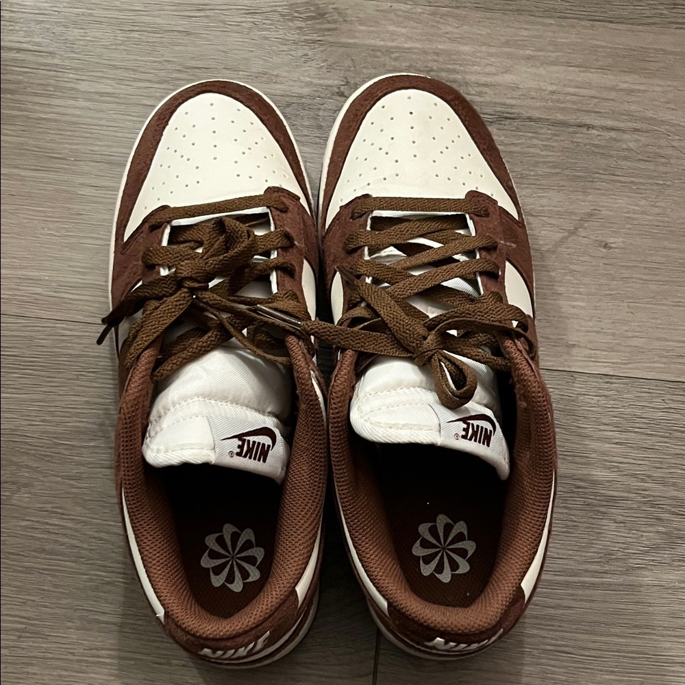 Nike Classic Brown and White Sneakers
